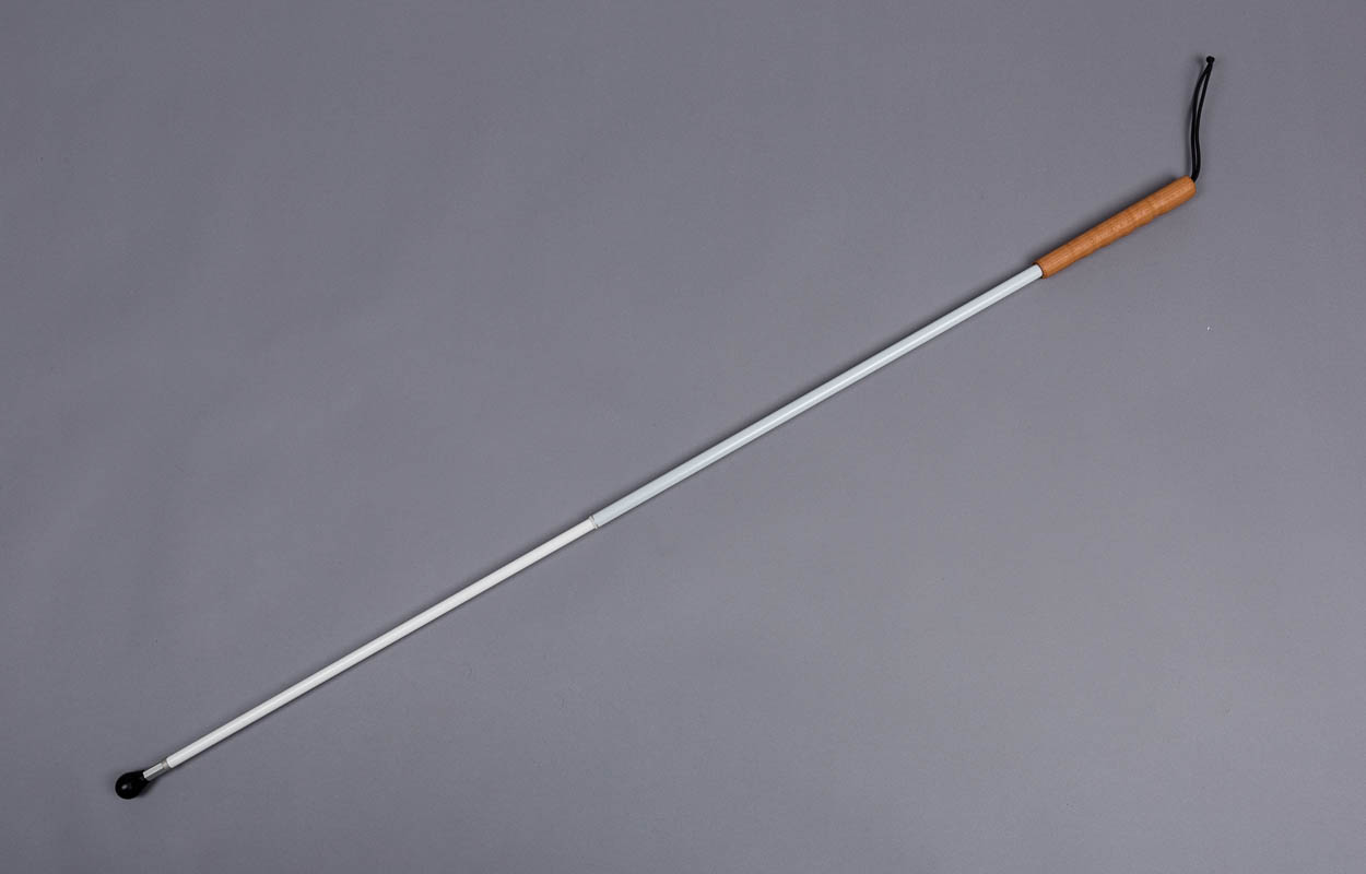 Canne longue Comde, 73 - 126 cmtéléscopique, à visser, poignée en bois